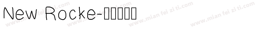 New Rocke字体转换